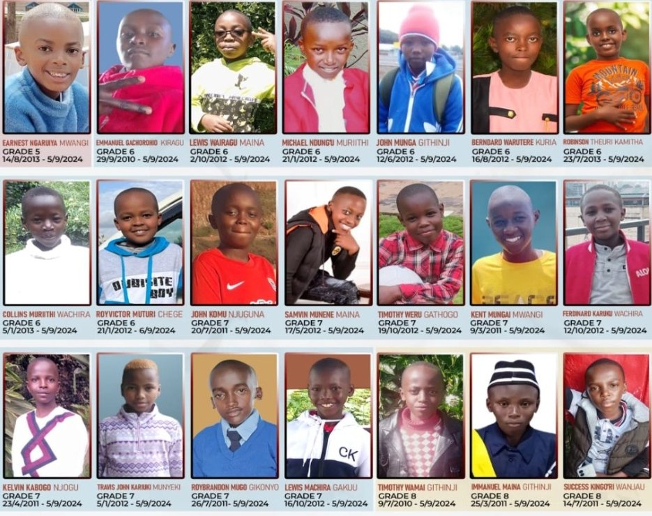 _James041's tweet photo. Someone locked the dormitory door from outside.

Fire broke out and these kids could not escape.

KPLC washed their hands saying the inferno was not electrically triggered.

21 kids burnt to ashes and the interior CS is spending 4B on an Impeachment

No one has been arrested in connection to the incident.

The Government donated 50 bags of rice and beans.

We don't have a country. #RutoMustGo
