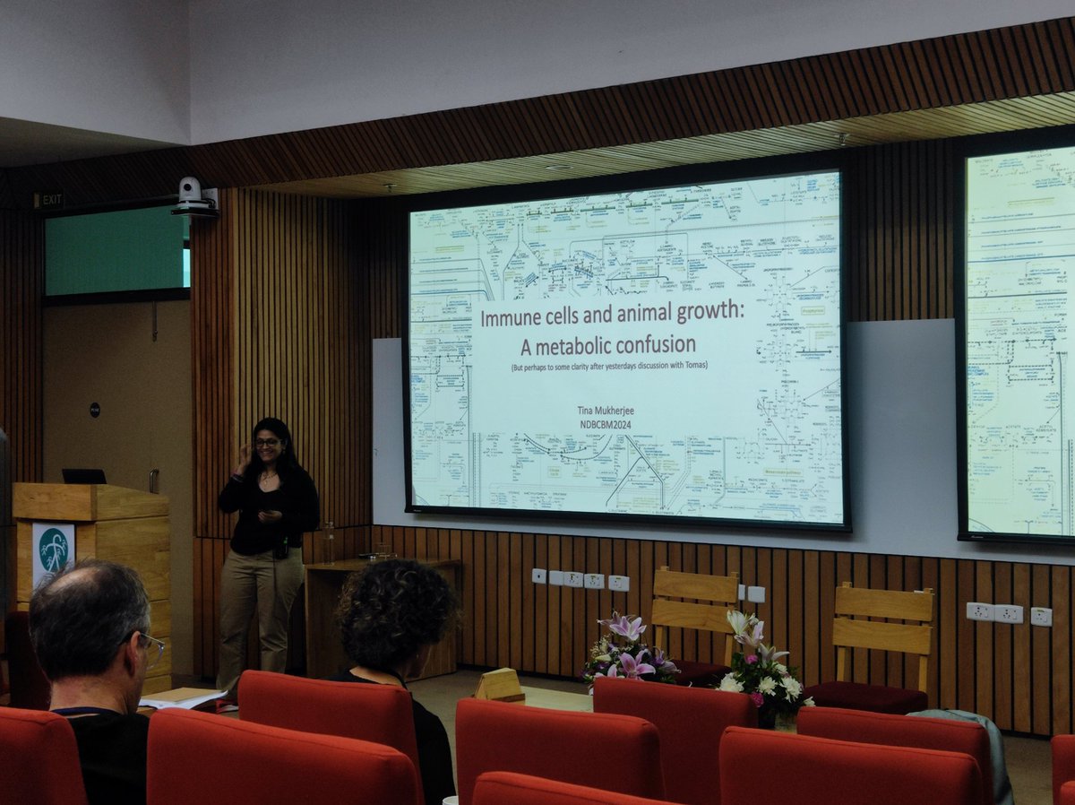 Metabolism and Development Lab (@tinalab_instem) on Twitter photo #NDBCBM24 Dr. Tina Mukherjee's talk on "Immune cells and Animal growth: A metabolic confusion" was insightful at the New Directions in Blood Cell Biology meeting 2024 at the Institute for Stem Cell Science and Regenerative Medicine.
<a href="/DBT_inStem/">iBRIC-inStem</a>
<a href="/Tina20578/">Tina Mukherjee</a> #NDBCBM24 Dr. Tina Mukherjee's talk on "Immune cells and Animal growth: A metabolic confusion" was insightful at the New Directions in Blood Cell Biology meeting 2024 at the Institute for Stem Cell Science and Regenerative Medicine.
<a href="/DBT_inStem/">iBRIC-inStem</a>
<a href="/Tina20578/">Tina Mukherjee</a>
