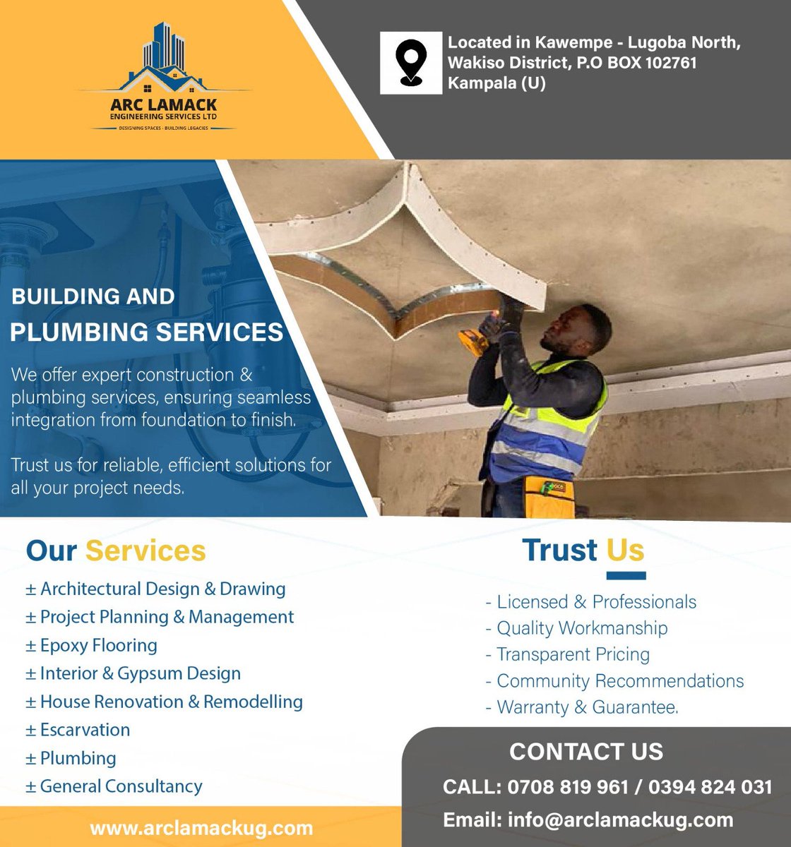 arclamackug's tweet photo. 🔧 Building with Precision, Plumbing with Care! 🏗️ 
We deliver expert construction and plumbing services, ensuring seamless integration from foundation to finish.
Trust us for reliable, efficient solutions for your project. 💪 
#Construction #Plumbing #QualityCraftsmanship https://t.co/kWw6baVFx6