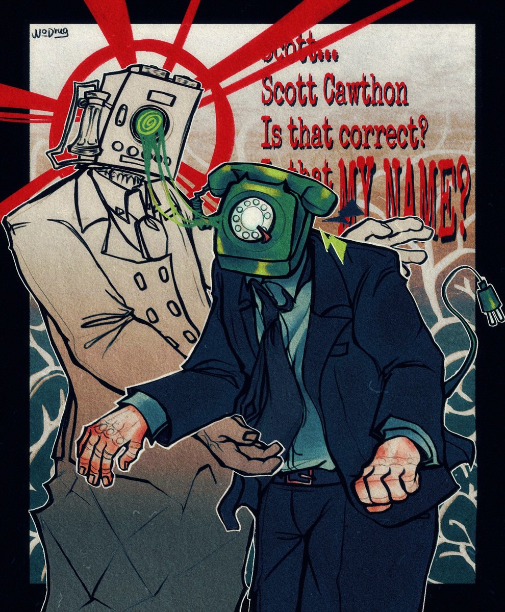 NoDrug_Plz's tweet photo. #dsaf #dayshiftatfreddys #scottcawthondsaf #waltdsaf #phoneguys #fanart

Every phone guy's beloved trauma called Scott Cawthon. https://t.co/T1o8Lzk2k4