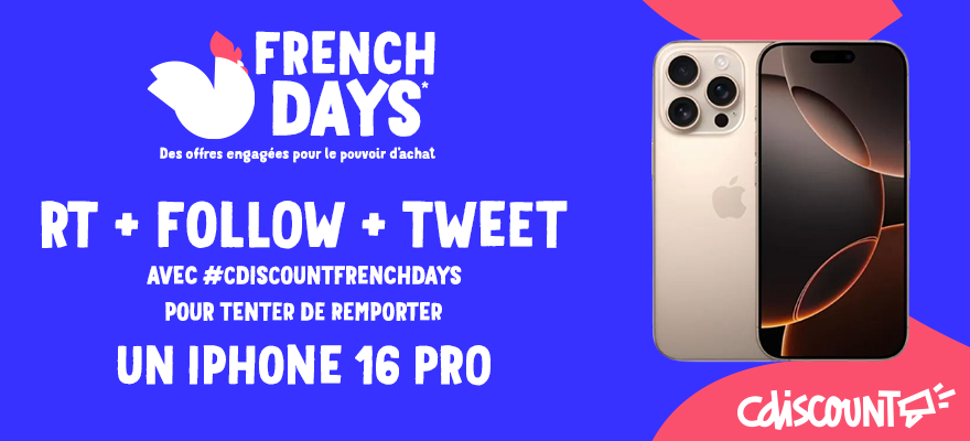 Cdiscount's tweet photo. 🎁 #CONCOURS
#Relance

👇👇👇 https://t.co/vXsM90JN5S