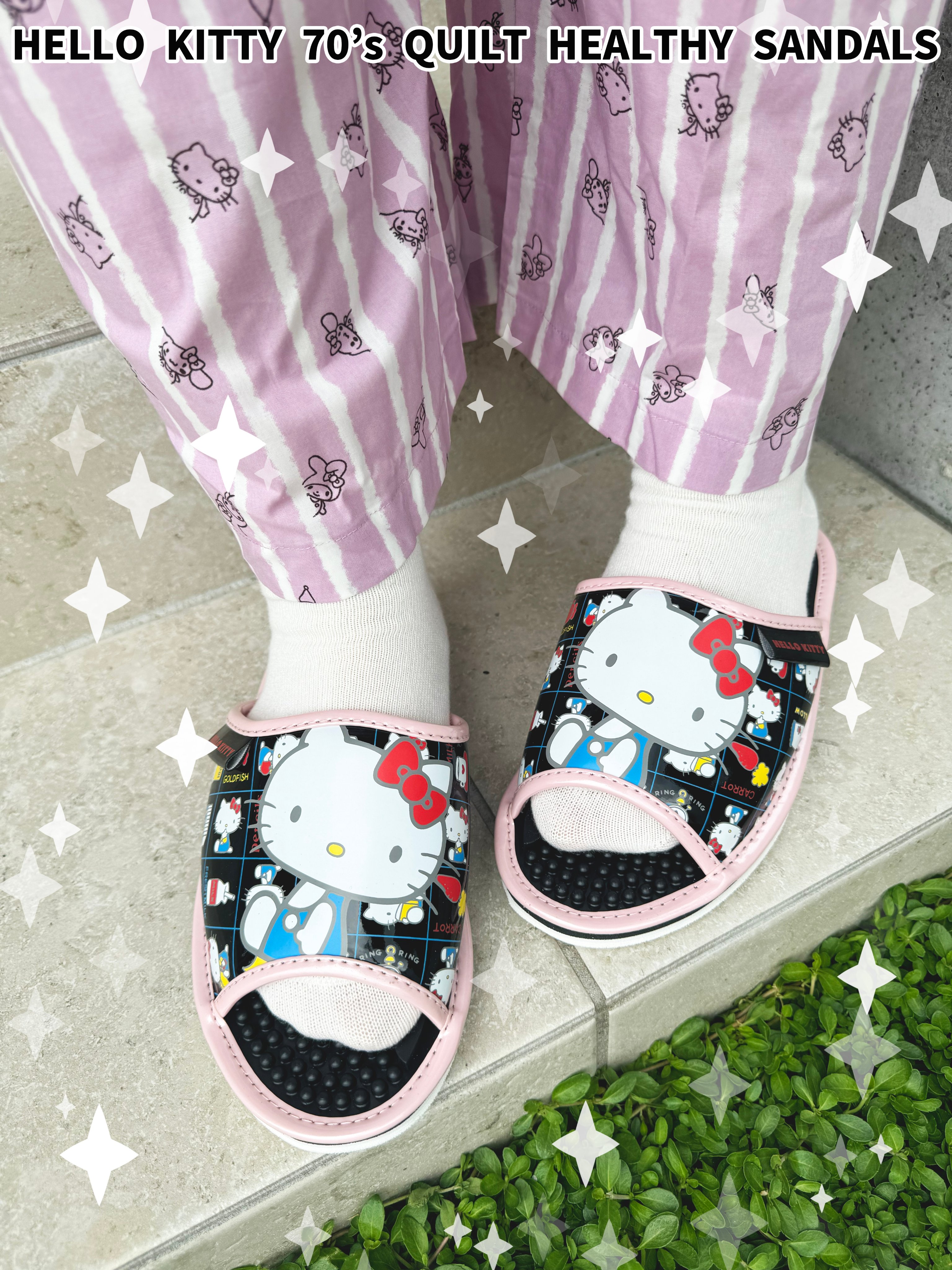 希少レア ハローキティ エンジェル デビル 健康サンダル 平成レトロ