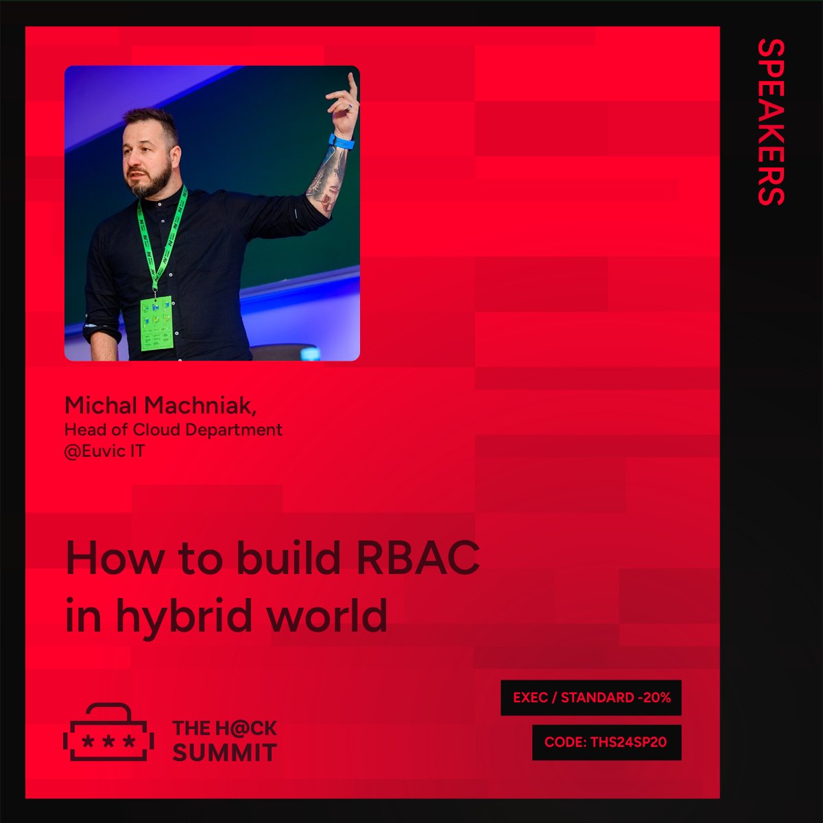 MichalMachniak's tweet image. Join my session on @TheHackSummit !
#Azure #Microsoft #AzOps #Security #Cloud #community
