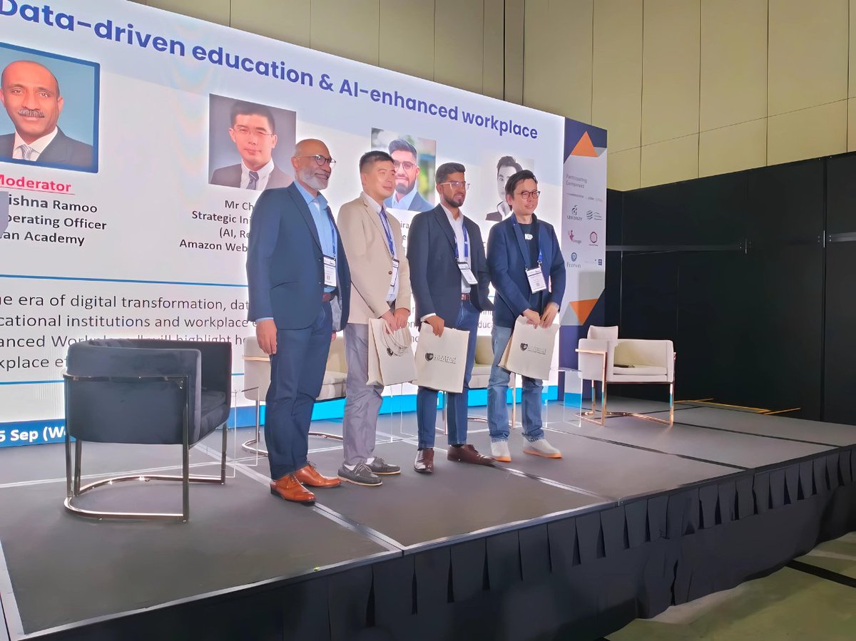 KIPprotocol's tweet photo. KIP Protocol took center stage yesterday alongside @awscloud and @salesforce at the SAPE Annual Conference on "AI in Education" 🎓

Our CEO @Julian_kip was invited to showcase how our AI tech is used to transform Data-driven education and AI-enhanced workplaces.

If you were there, you know who's really building the future of AI 😉🔥