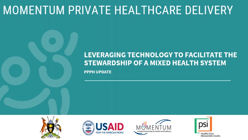 Today, we presented our work on leveraging tech to strengthen stewardship in Uganda's mixed health system to the Public-Private Partnerships in Health TWG. Our focus? Regulation, compliance, supervision &amp; capacity building. 

🗣️ We call on:
- User departments: Embrace data-driven