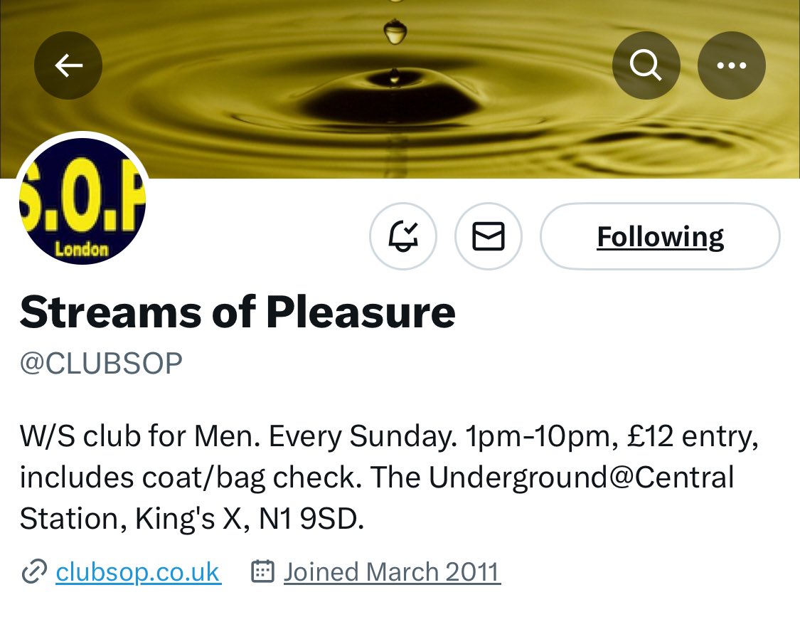 We will be <a href="/CLUBSOP/">CLUBSOP</a> this Sunday.  Who’s coming joining the fun? #piss #pisspig #gayfetish #gaygroupsex #FFun #fisting #bbbh #pissfuck <a href="/PissWhore/">PissWhore 💦Bareguyuk</a> <a href="/melonstone/">Morgan</a> <a href="/IrishKinkxxx/">Sean Ryan</a> will be join us too.