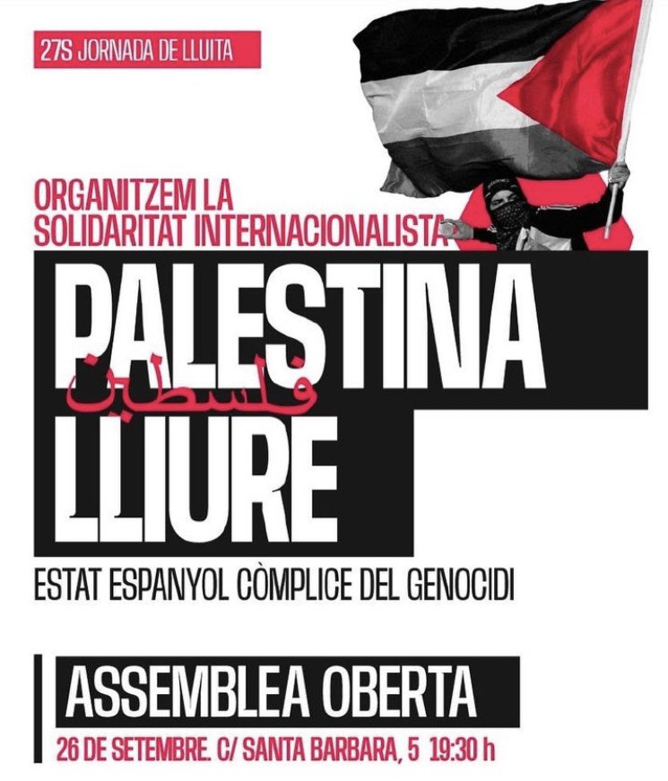 vctr_lp's tweet photo. Després de passar per moltes aules, fent la projecció del #Prisma09, l’estudiantat té clar el seu suport a la llibertat de Palestina.

Prendre consciència de classe. Construir l’internacionalisme aquí i ara. Superar el derrotisme de la nostra generació.

Ens veiem avui👇🏼 https://t.co/zfuYJzRdMJ