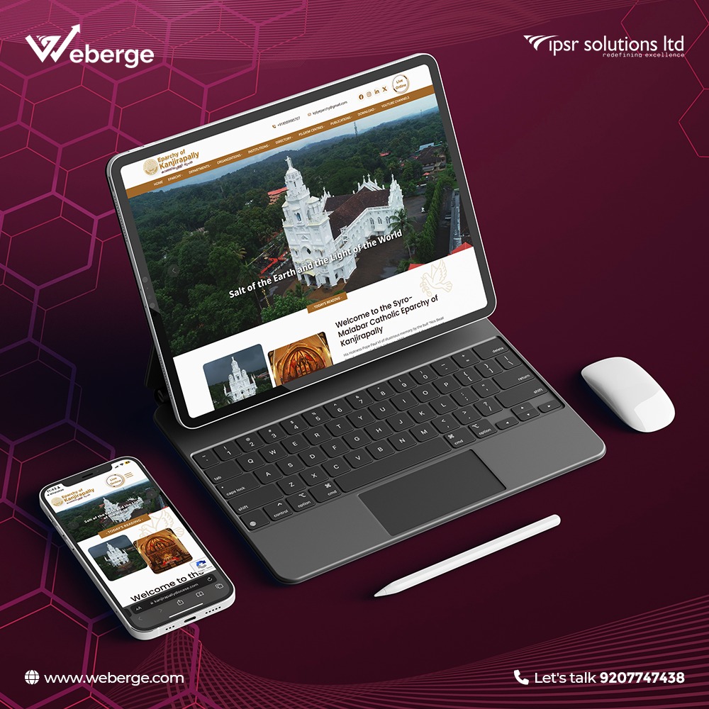 WebergeIndia's tweet photo. Thank You, Eparchy of Kanjirapally.
We’re thrilled to unveil our latest project—an immersive and responsive website for the Syro-Malabar Catholic Eparchy of Kanjirappally!

Contact us at +919020592530 or visit https://t.co/LrqsWY24Qh for more information. https://t.co/RMiCjRxeAp