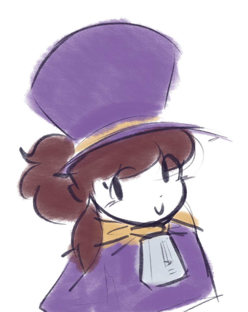 HatKidDaily's tweet photo. [ Day 391 ] #AHatInTime
shes so easy to draw https://t.co/BMwUze7zCS