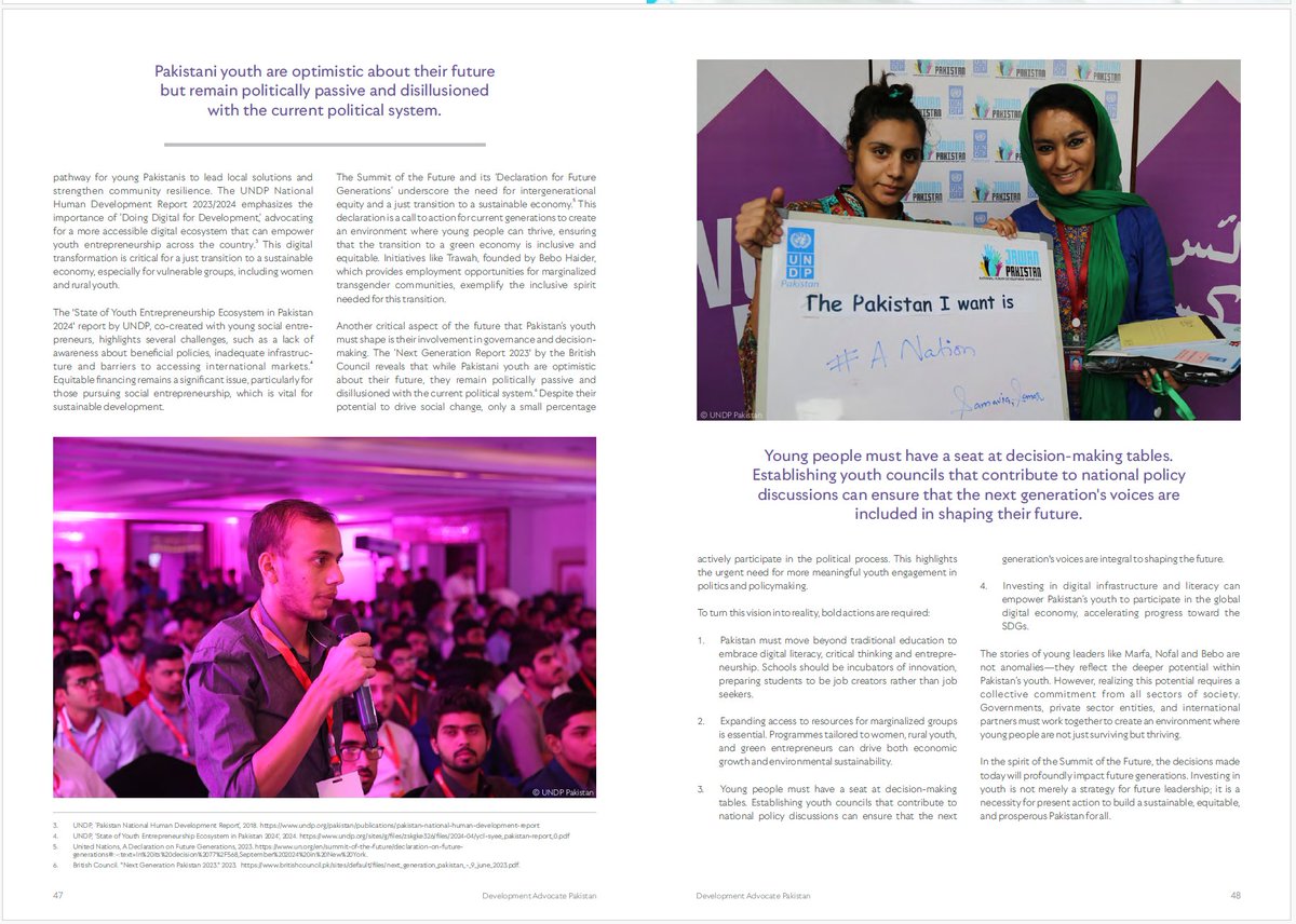 “The #SummitoftheFuture's 'Declaration for Future Generations' is a call to action for current generations to take bold actions so that young people can thrive and ensure that transitions to a green economy are inclusive and equitable.”
- Dr. @MohsenGul, Regional Policy