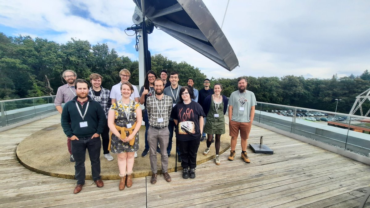 Next Generation of the Next Generation Transit Survey at the consortium meeting this week, up on the roof where the prototype was tested a decade ago 🔭
Glad to lead as lovely a bunch as the ECR group of <a href="/NextGenTransits/">NGTS</a> 🪐