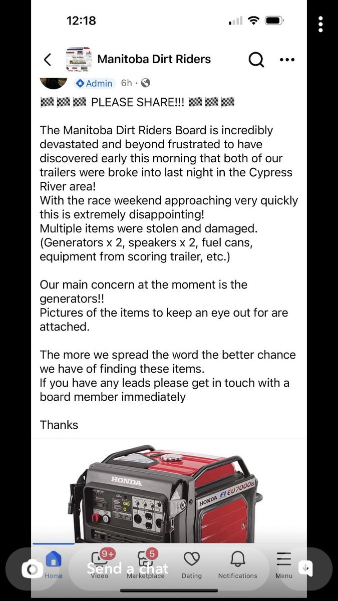Anyone know of any meth heads with nice generators for sale? I’m in the market
