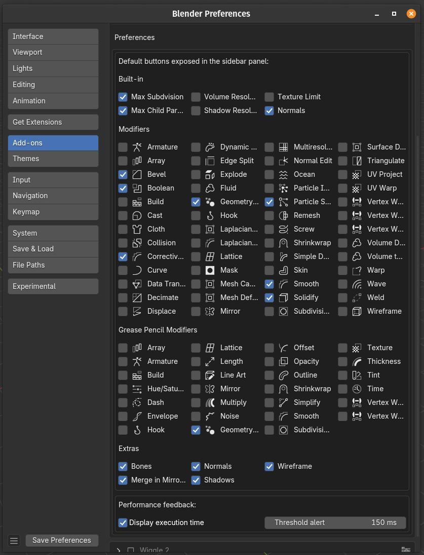 CosmoMidias's tweet image. Started implementing support for all the modifiers in Simplify+ #addon for #b3d... Man, that is a wall of modifiers! 😂 I wonder if I&apos;m missing any... 52 non-grease pencil and 27 grease pencil ones.