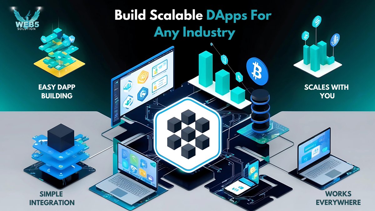 Web5solution's tweet photo. Want apps that grow with you? Let's build scalable dApps that work everywhere! It's simpler than you think. 🚀

#dApps #Scalable #FutureReady #Tech #SimpleIntegration #Innovation https://t.co/BJoRzeKYlW