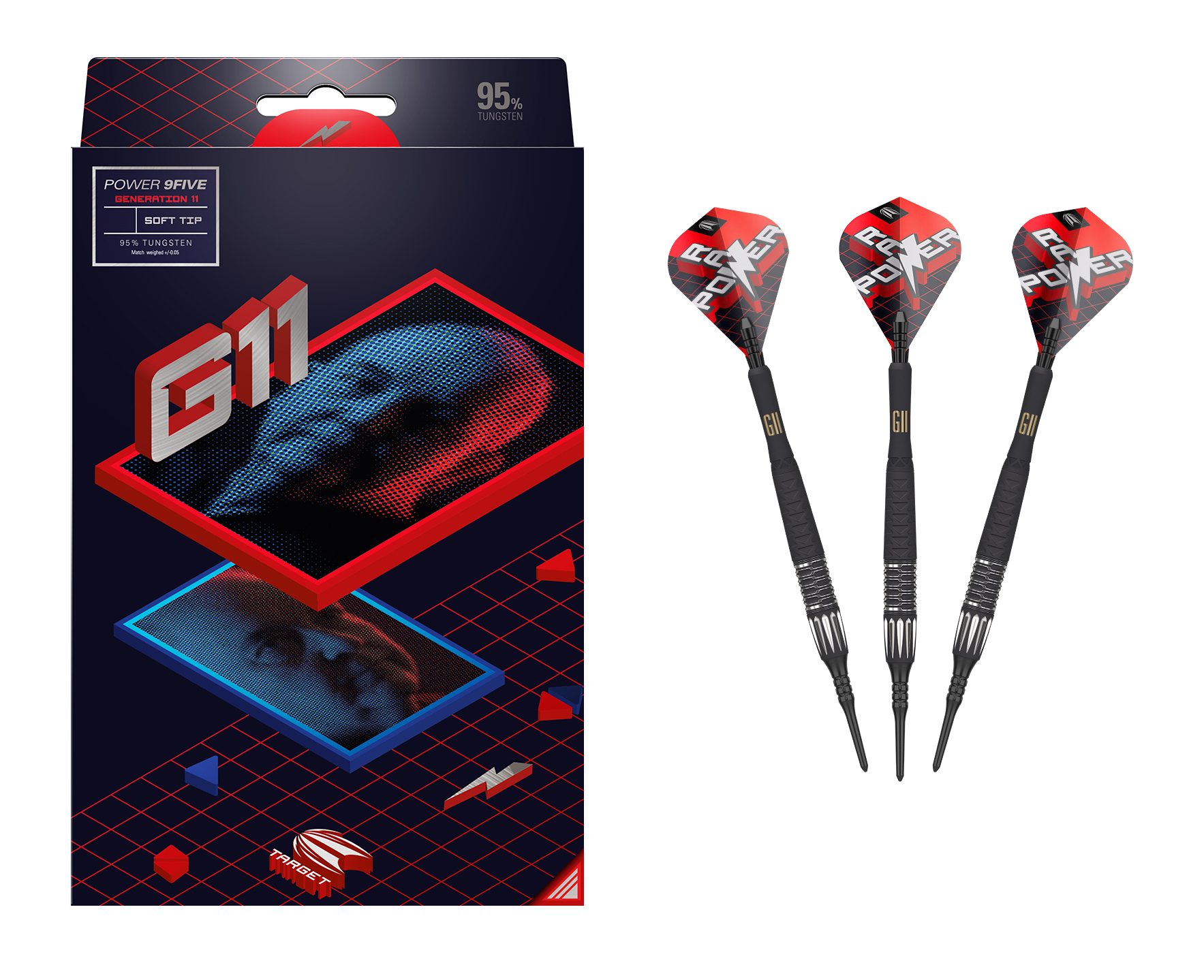 TARGET POWER 9FIVE G11 2BA 18g フィル・テイラー ダーツ > ハードダーツ > ブランド【タ行】 > ターゲット