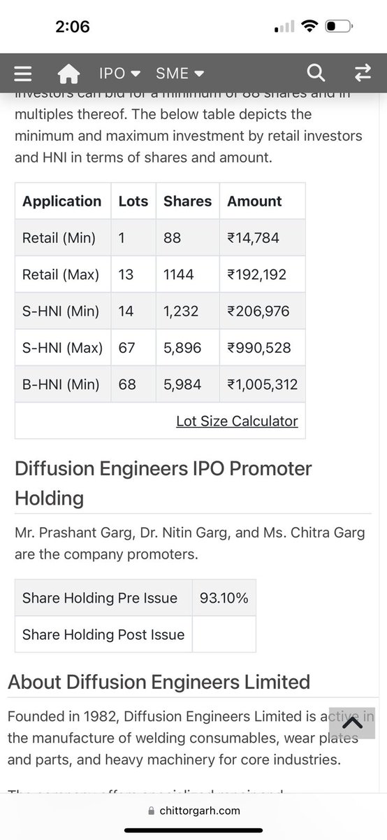 StrongBreakOut's tweet image. Apply for #DiffusionEngineering #IPO for 30-40% #Listing #gains 

#bse #NSE #Nifty #NIFTYFUTURE #sharemarketindia #stockmarketsindia #IPOs #IPOListing