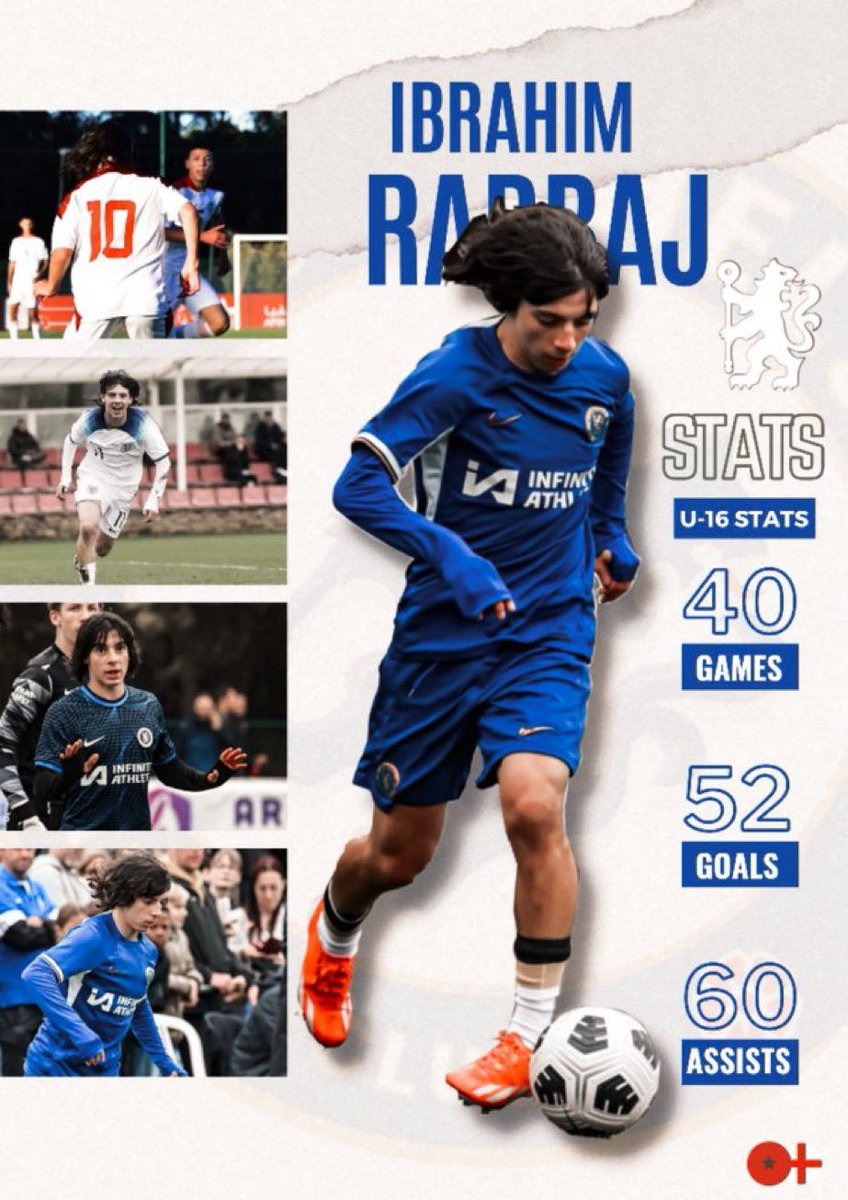 FrankKhalidUK's tweet photo. Watch out for 15 year old Chelsea youth player Ibrahim Rabbaj who is scoring goals for fun. https://t.co/fsTOBH8Ebc