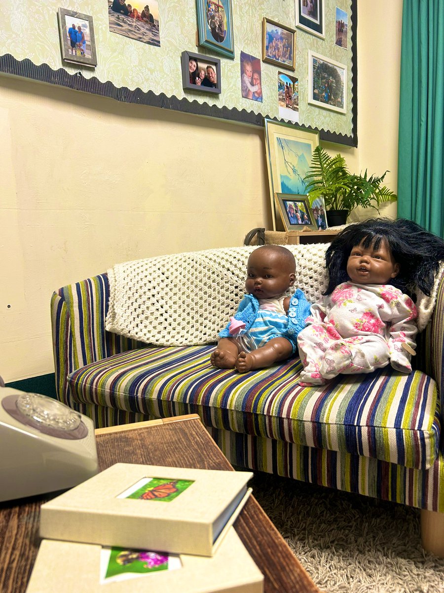 MissArthur_'s tweet photo. @EAS_EarlyYears We’ve reduced the number of babies in our home corners to ensure that they’re dressed and well looked after✨ https://t.co/kHkaQV61hY