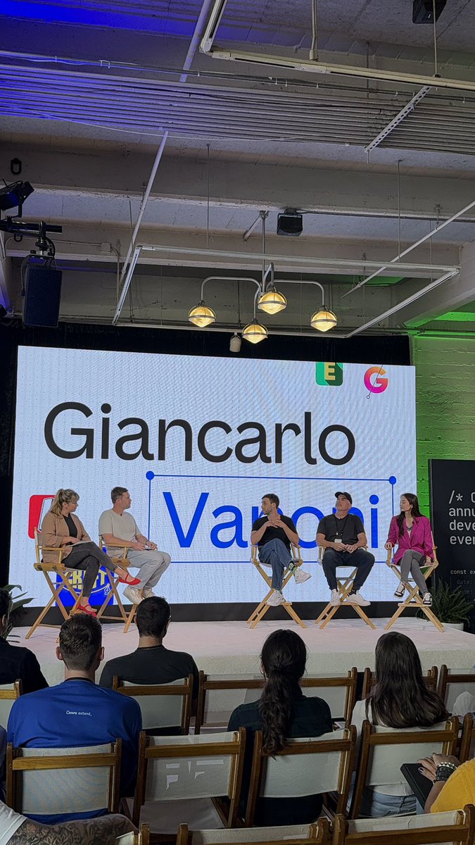 Zeppelin_Labs's tweet photo. @canva @GVanoniG one of our Co-Founders speaking at Canva’s partners panel on how to build successful apps. https://t.co/zTCZzTln7I