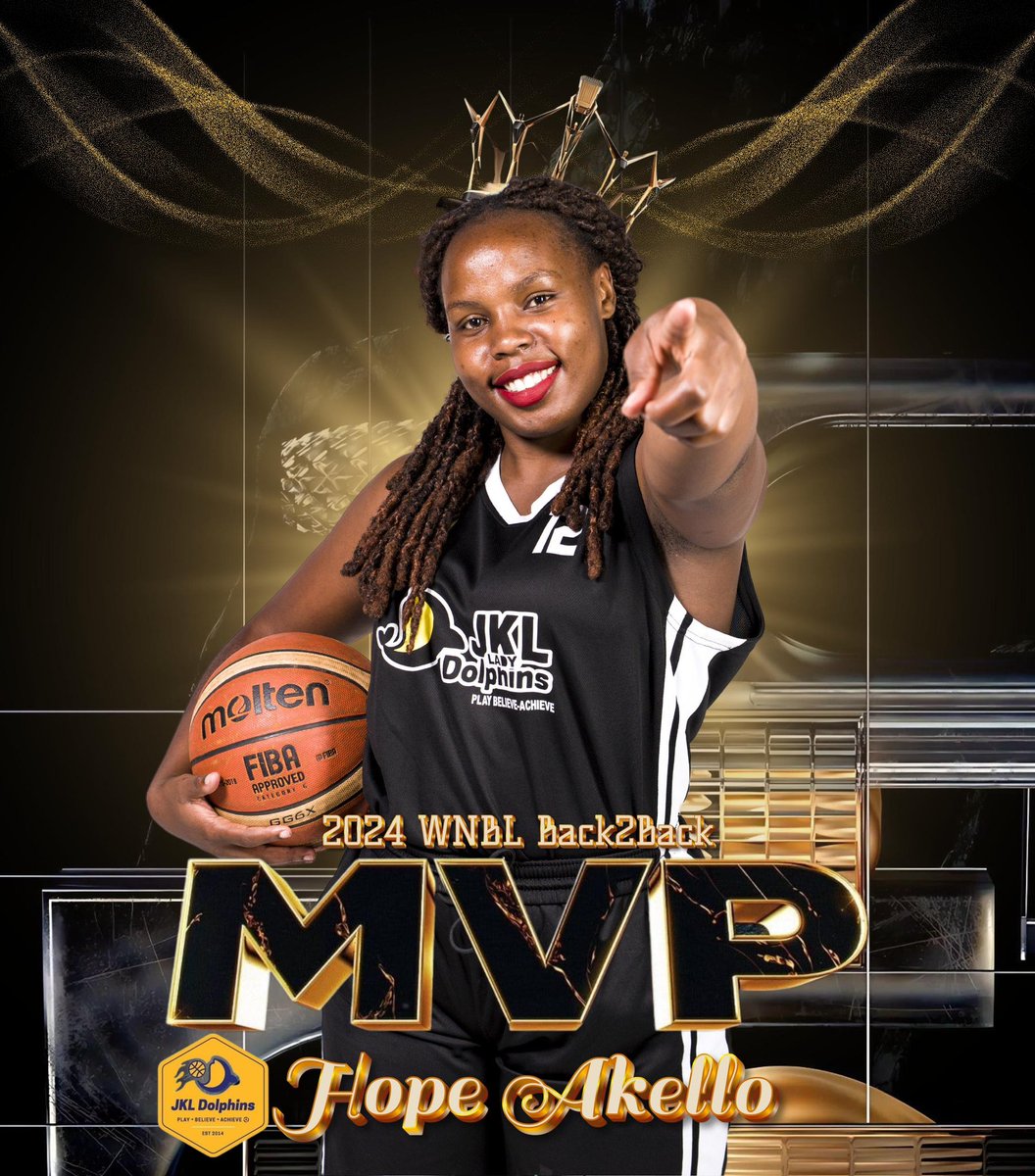 JKL Dolphins Sports Club (@jkldolphins) on Twitter photo Say it with us!
MVP!
MVP!
MVP!
Your #FUBAWNBL24MVP is STILL📌 <a href="/AkelloHope4/">Akello Hope</a>
#ThisIsTheWay 🐬 #TheJklway #leaguemvp Say it with us!
MVP!
MVP!
MVP!
Your #FUBAWNBL24MVP is STILL📌 <a href="/AkelloHope4/">Akello Hope</a>
#ThisIsTheWay 🐬 #TheJklway #leaguemvp