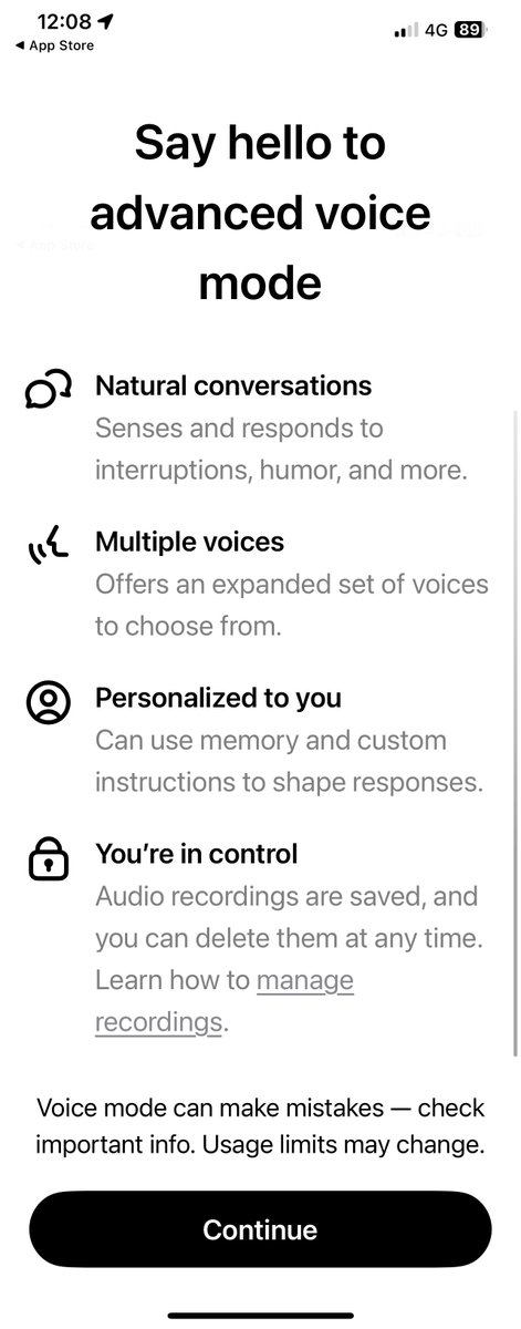 AITensibility's tweet image. Advanced Voice ของ ChatGPT ได้เปิดให้ทีม AI Tensibility ทดลองใช้งานแล้วครับ เปิดให้ใช้สำหรับผู้ที่จ่ายค่าบริการรายเดือนแบบพลัส และจ่ายค่าบริการรายเดือนแบบทีม ลองอัพเดตแอปทั้ง iOS และ Android ดูครับ

ข้อมูลเพิ่มเติม help.openai.com/en/articles/84…

#AdvancedVoice #ChatGPT #AITensibility…