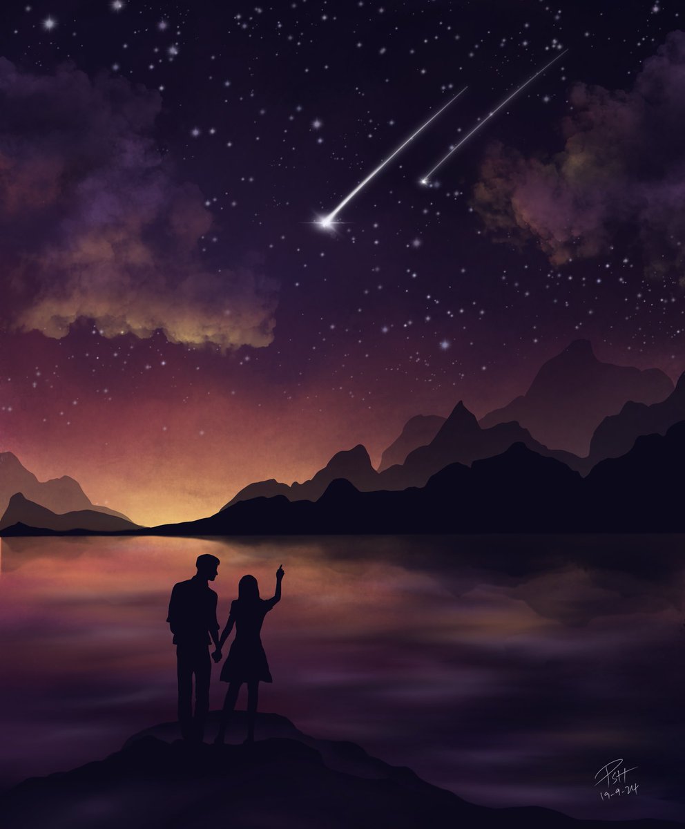xhpshang's tweet photo. @forhantaesan i get it!! I drew this because this is how so lets go see the stars made me feel 💜💜💜 https://t.co/IvB9aYa6HZ
