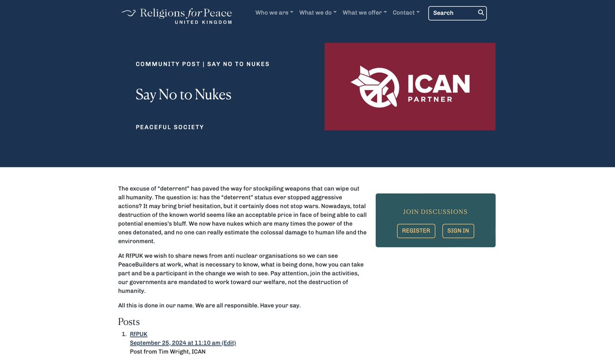 Religions for Peace UK tweet media