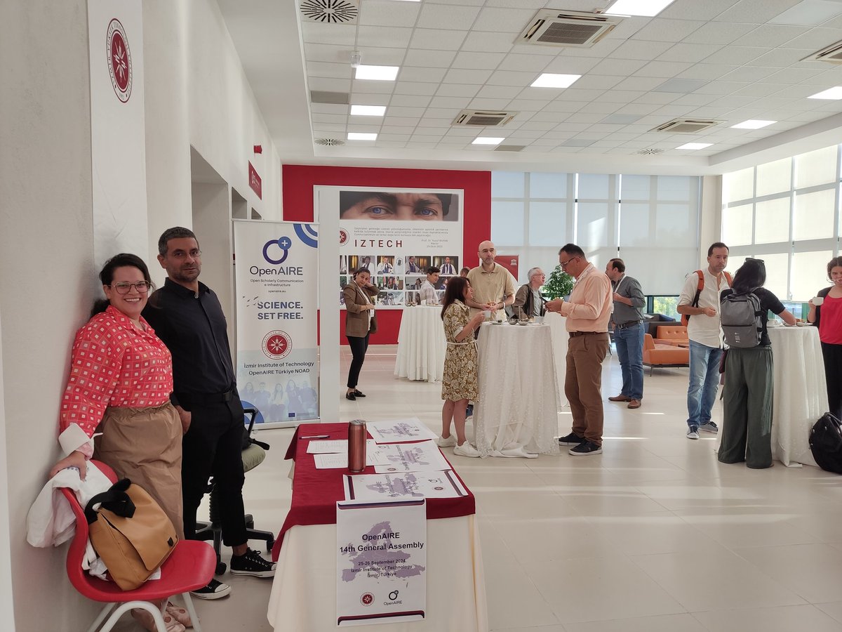 elli_lib's tweet photo. @OpenAIRE_eu office getting ready for today's Barcamp! Theodora Kavvadia, training coordinator will be sharing the new programmes that are in development & @Konstan21074450 communications officer will be updating us about new ways in science comms and the #OSFAIR 2025! https://t.co/MZ4wJX5FMw