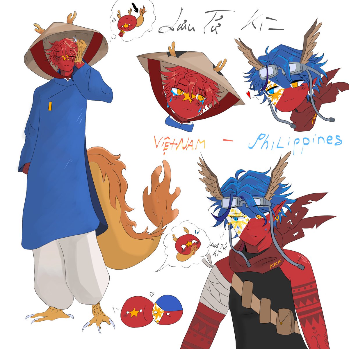 IchiroIno's tweet photo. Long time no upload new art ;-; 

#CountryHumans https://t.co/Fz13lUQO6T