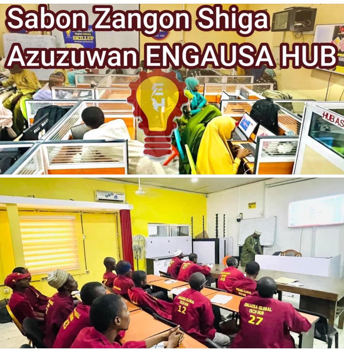 engausahub's tweet photo. SANA’AR KA ŸANCIN KA 👍

👍 An fara registration na sabon zangon azuzuwan
ENGAUSA HUB. Sabbin azuzuwan zasu fara gudana cikin sati mai zuwa IN SHA ALLAH 🤲

📞 Domin ƙarin bayani a kira wannan lambobin wayar: 07038224644 ko 07015130683 ko 07088861618 

🌎 Ko kuma a shiga shafin website ɗin mu domin samun cikakken bayani https://t.co/wyCj6T6Zak 

#EngausaHub #skills #TVET #youth #youthempowerment #literacy #STEAM #Kids #Education #SDGs #SDG4QualityEducation #inclusion