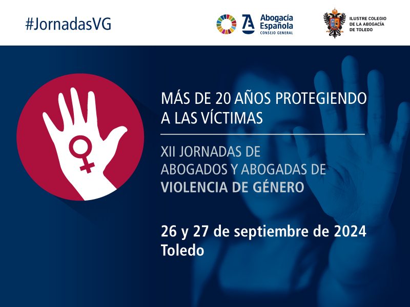 🟣 Hoy y mañana en Toledo celebramos las XII #JornadasVG, coincidiendo con los 20 años de la Ley Orgánica contra la Violencia de Género.

abogacia.es/actualidad/age…