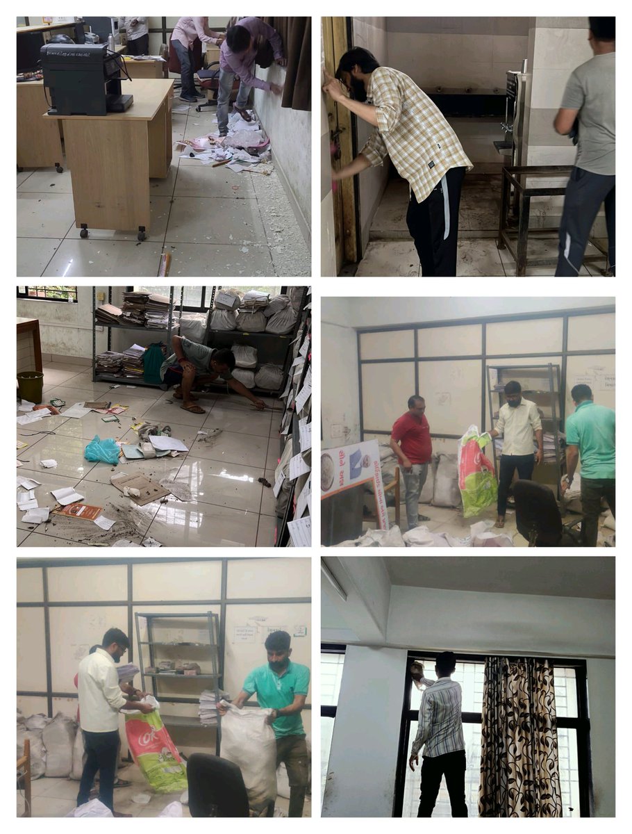 સ્વચ્છતા હિ સેવા અંતર્ગત પ્રાંત કચેરી, મામલતદાર કચેરી, સબ રજીસ્ટ્રાર કચેરીઓની ડીપ કલીનિંગ અને સફાઈ હાથ ધરવામાં આવી.
<a href="/collectorjunag/">Collector Junagadh</a> <a href="/JayantiRavi/">Jayanti Ravi</a> <a href="/CMOGuj/">CMO Gujarat</a> <a href="/RaghavjiPatel/">Raghavji Patel</a>