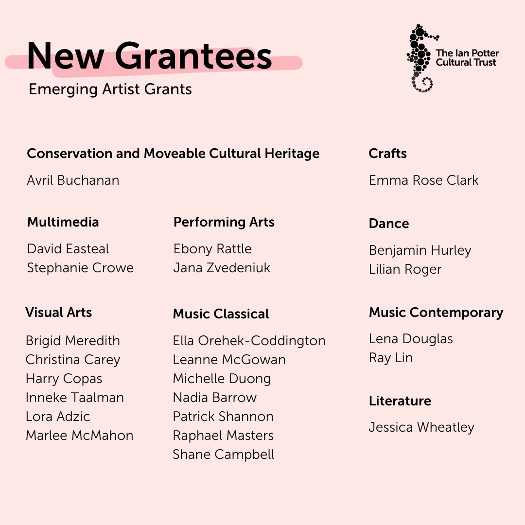 Congratulations to our new grantees! 👏

📸 New grantee Emma Rose Clark's various ceramic pieces. Image: courtesy of the artist. 

For more information about their projects, head to our website 👉 ow.ly/9KI750TuWz6