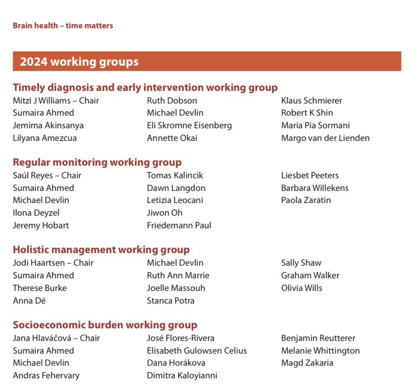 Up there as a career highlight was being invited to join the <a href="/MSBrainHealth/">MS Brain Health</a> report launch! Joining Jodi Haartsen to inform and advocate for the inclusion of holistic management in international brain health-focussed policy was a SUCCESS! Launched at this years <a href="/ECTRIMS/">ECTRIMS</a> congress.