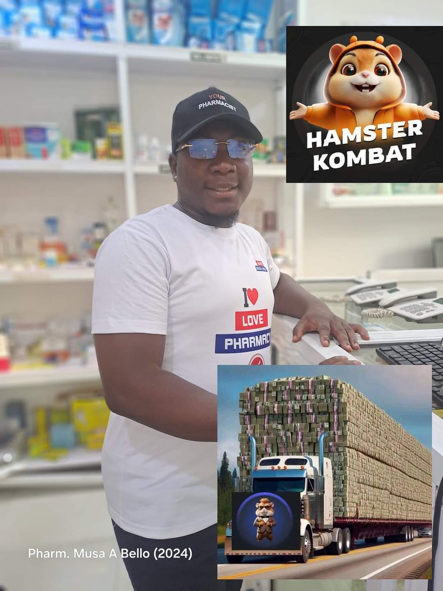 Hamster Kombat is going to List their token today, I'm excited that I'm going to be a Millionaire.
Not only will I build a big Pharmaceutical Manufacturing Company, I'll so employ thousands of workers Insha Allah
#HMSTR #Hamster #hamsterscam Bobrisky #HamsterKombat