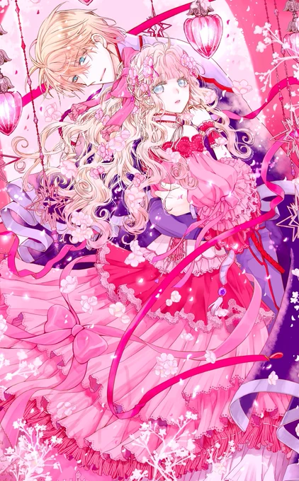 どっちのピンクがお好きですか?#虫かぶり姫 
