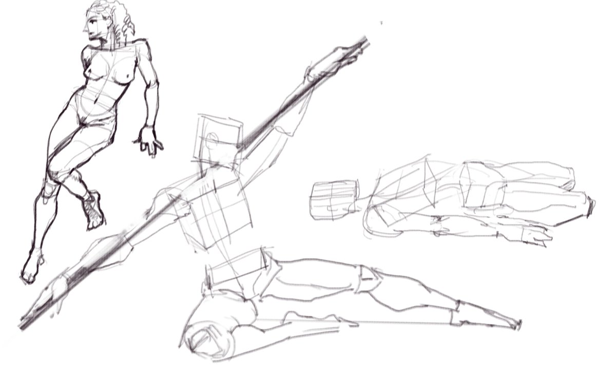 크로키를 열심히 합시다 
#croquis