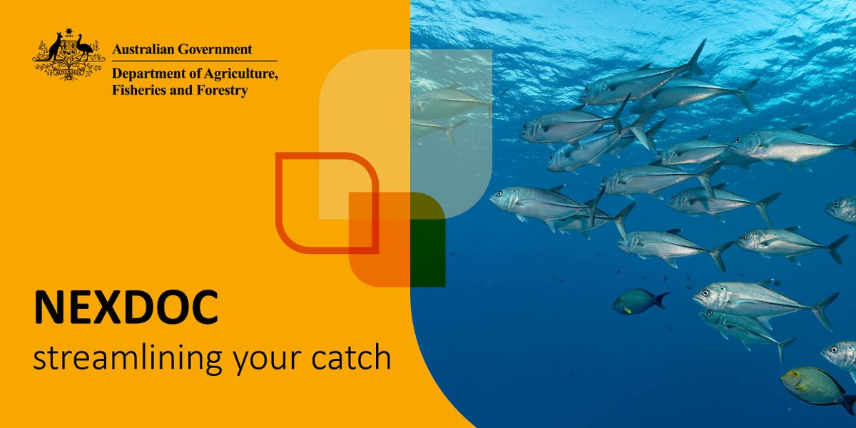DAFFgov's tweet photo. Attention fish and seafood exporters! 🐟🐙🦐
To keep your consignments flowing through swimmingly, register your business for fish in NEXDOC by 29 September.
👉 Attend a drop-in session and learn more – visit: https://t.co/XMDaaudKiF
#DAFF #NEXDOC #AusAgTrade #Fish https://t.co/oeMCRLiSn0