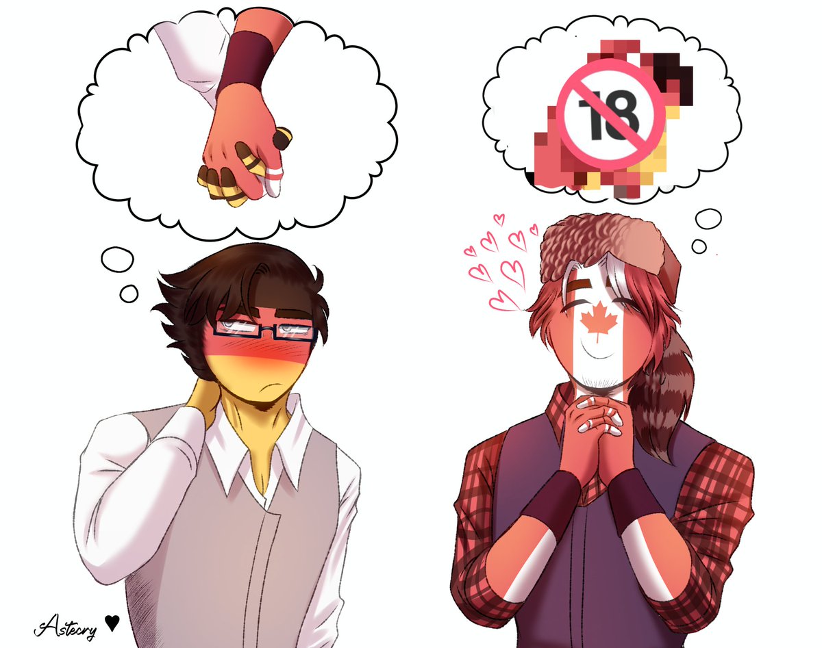 La mentecita del maple Jsjsjsjs xD 

#CountryHumans #countryhumanscanadá #countryhumansgermany