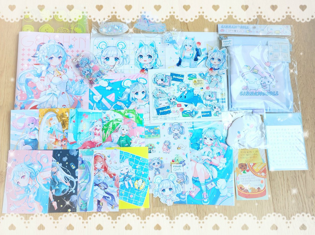 「YUtuKIさん()から素敵なプレゼントをいただきました! シナモロールまで!あ」|레니안(Renian)のイラスト