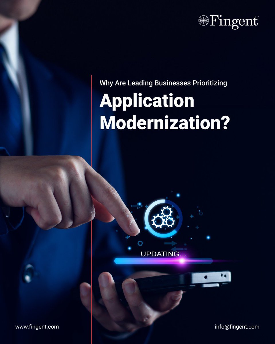 Fingent's tweet image. Learn how modernizing applications can make your company more efficient, reduce costs, and support future growth. Read On: rb.gy/qscpih

#applicationmodernization #businessgrowth #digitaltransformation #legacymodernization