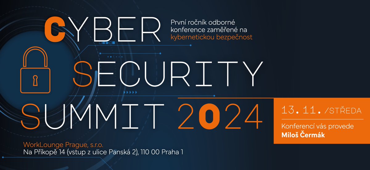 CyberRangersSRO's tweet image. CYBER SECURITY SUMMIT 2024
Summit je ideální pro ty, kteří chtějí držet krok s vývojem kyberbezpečnosti a hledají praktická řešení pro své podnikání.

Více: cybersecuritysummit.cz
Registrace: forms.office.com/e/zFAvVKVLSm

#CybersecuritySummit2024 #System4u #cybersecurity #ZeroTrust