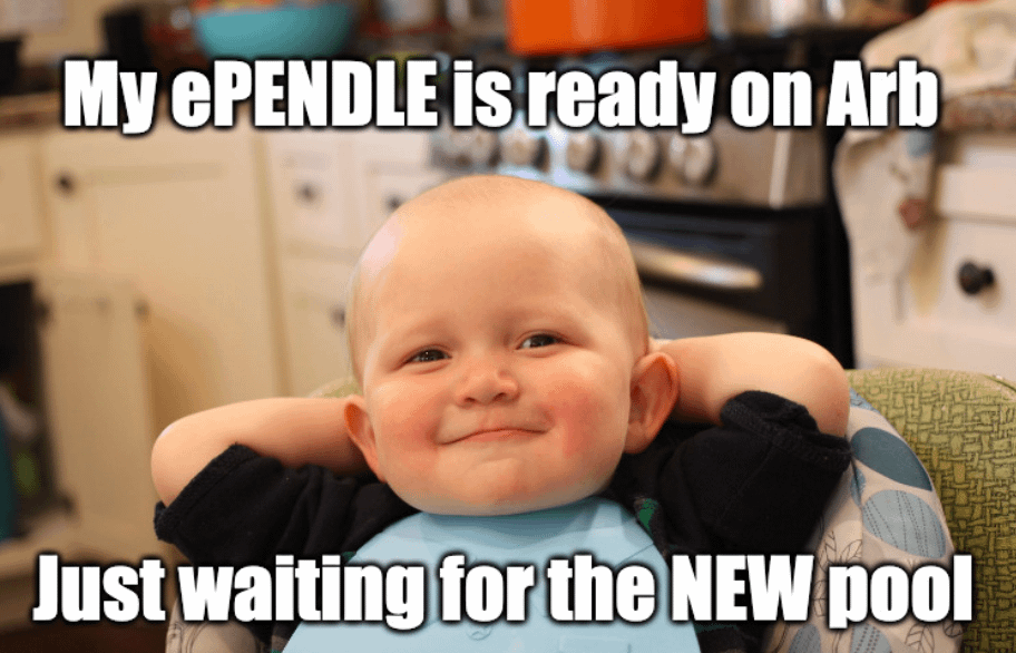 Equilibriafi's tweet photo. Hey, Equilibrian,

The [ETH] ePENDLE pool has matured today, and a new ePENDLE pool will go live on Arbitrum next week👌

So... are you ready to bridge your ePENDLE from Ethereum to Arbitrum? Steps are easy 👇

Step 1: Withdraw your liquidity from the [ETH] ePENDLE pool, now under the "Closed" tab:
▶️ https://t.co/C9YPJIi4Gi

Step 2: After withdrawing your ePENDLE, go to the bridge page to initiate the bridging process:
▶️ https://t.co/UGlrdSPEox

Step 3: Mint your ePENDLE on Arbitrum from the bridge page and get ready for the exciting new ePENDLE pool launch next week!
