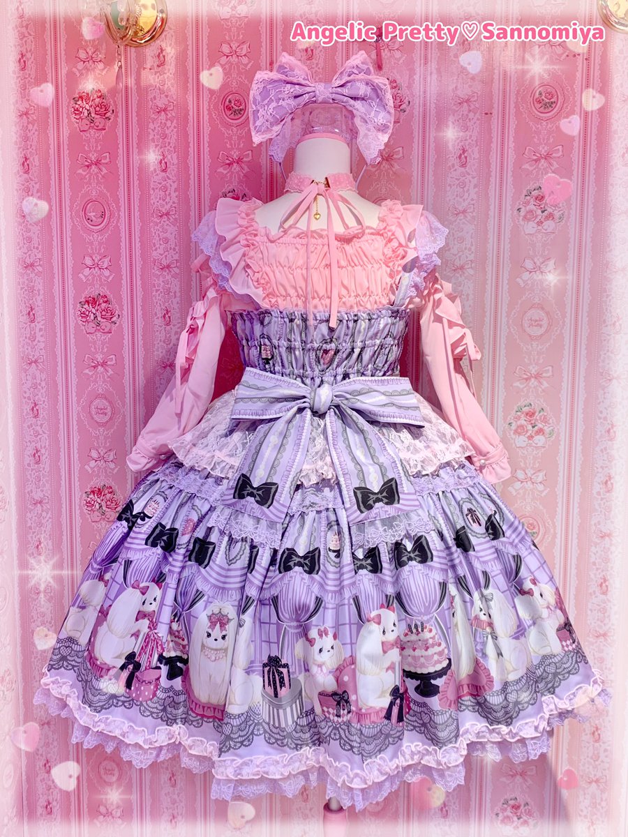 Angelic Pretty ゴスロリ・ロリータドレス 薄紫 フリル