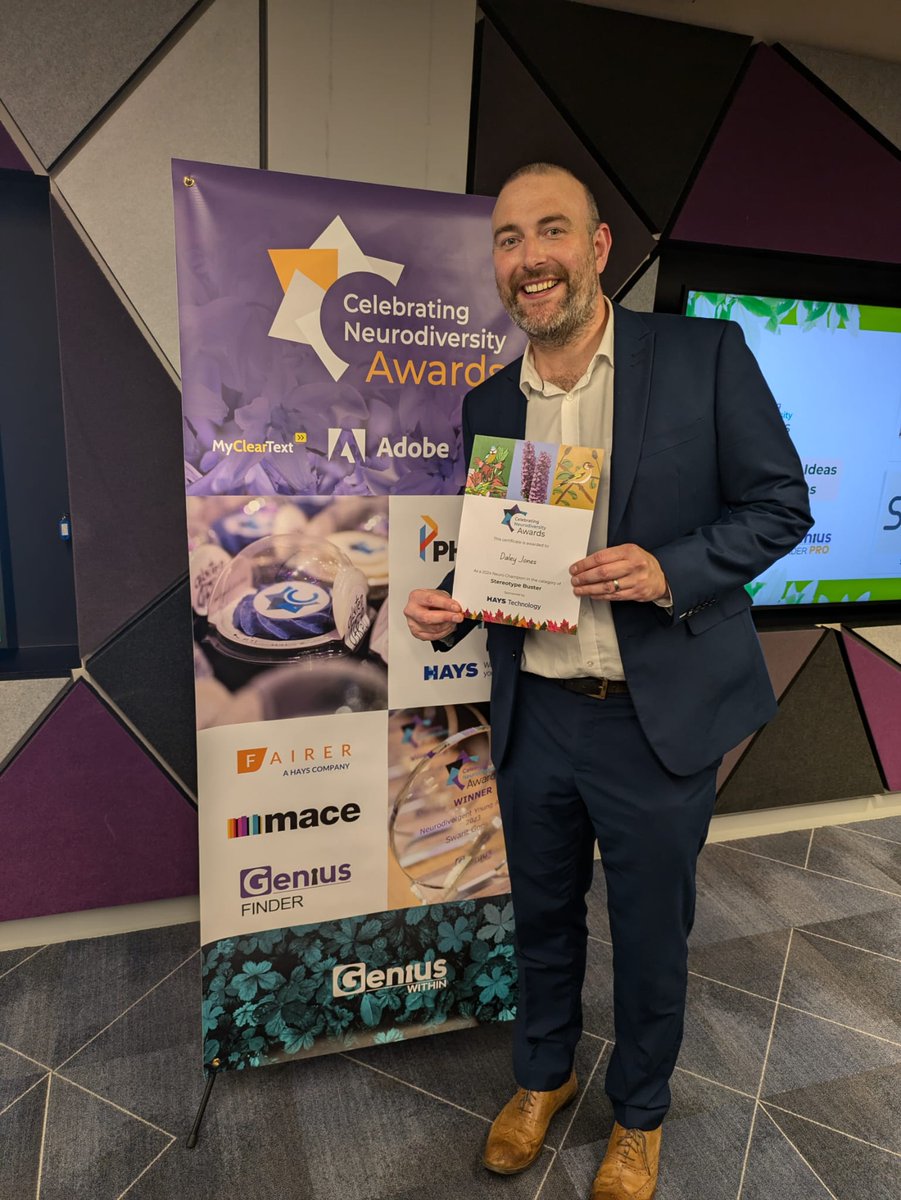 Congratulations to committee member Daley Jones, award winner for stereotype busting. Deserved recognition. 👏👏