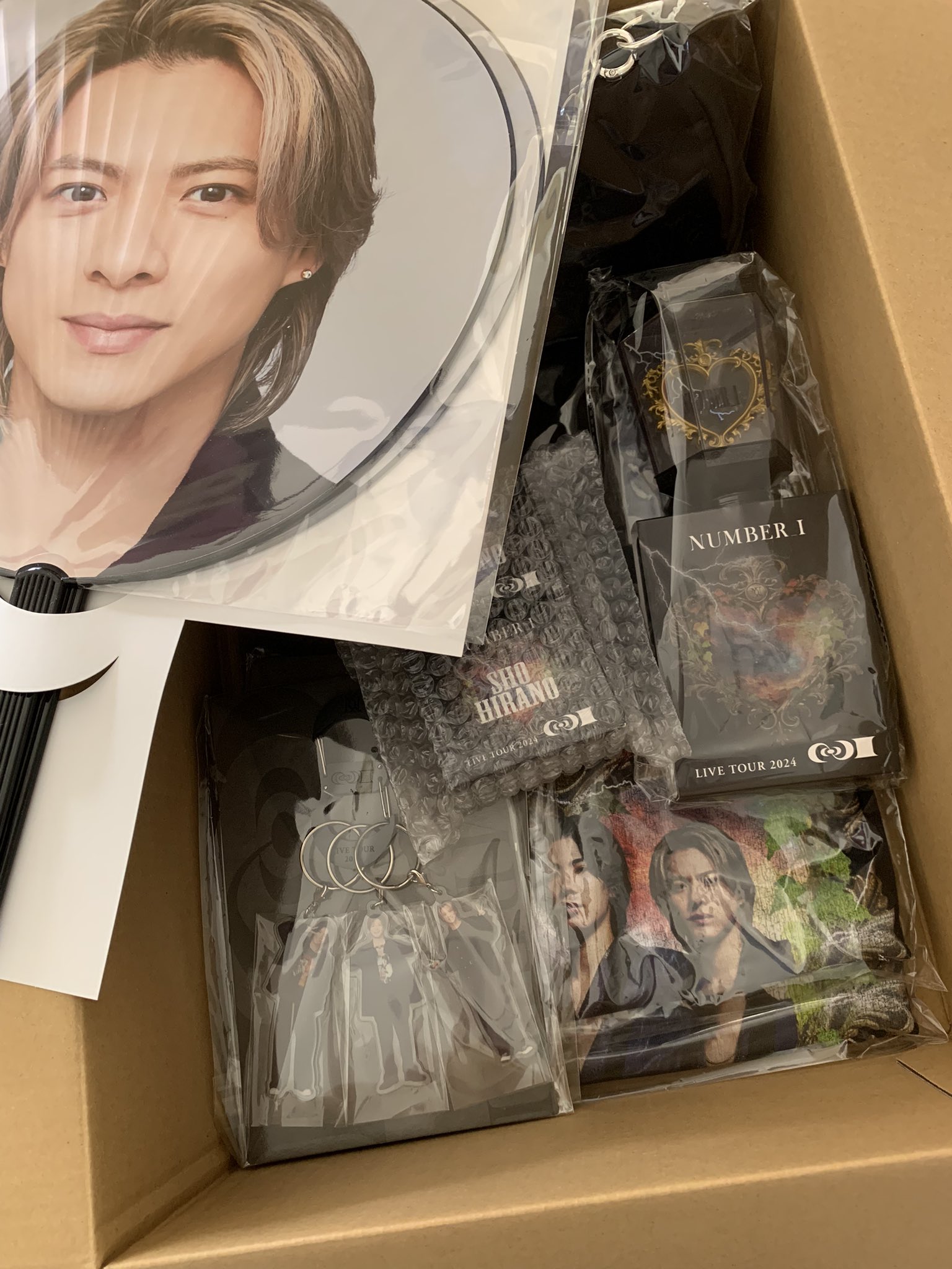 新品未開封 Number_i LIVE TOUR 2024 グッズ　うちわ他 Ni_OCT_Jinguji_Utiwa_Omote.jpg
