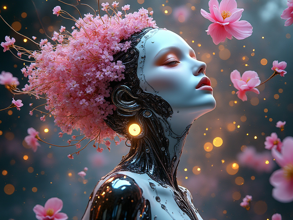 dainiusex7's tweet image. QT your Flower Power art 🌸
&quot;Blossoms of Tomorrow: The Floral Cyborg&quot;
#TechInBloom #FutureFlora #AIart #AIArtwork #AIイラスト