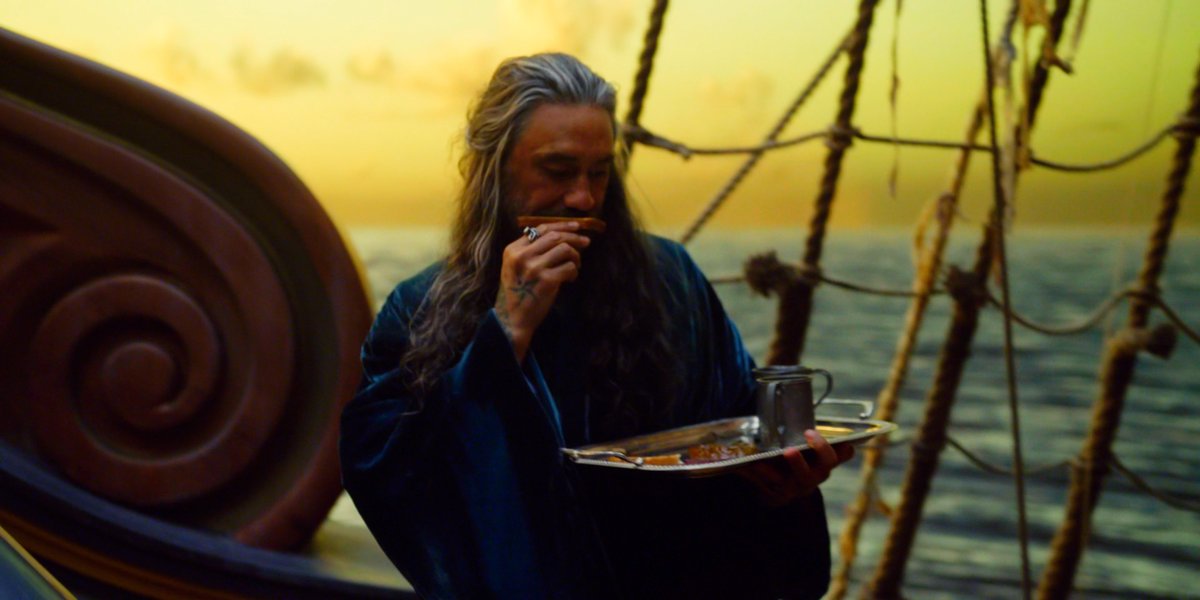 NoraKitty9's tweet image. We have woken up to #BetterBreakfastDay!  Starting the day off with a healthy meal is a great way to prepare yourself for a long day of polite piracy. Try to aim for a balanced breakfast - take a preliminary bite out of BOTH pieces of toast!🍞
#OurFlagMeansDeath #SaveOFMD