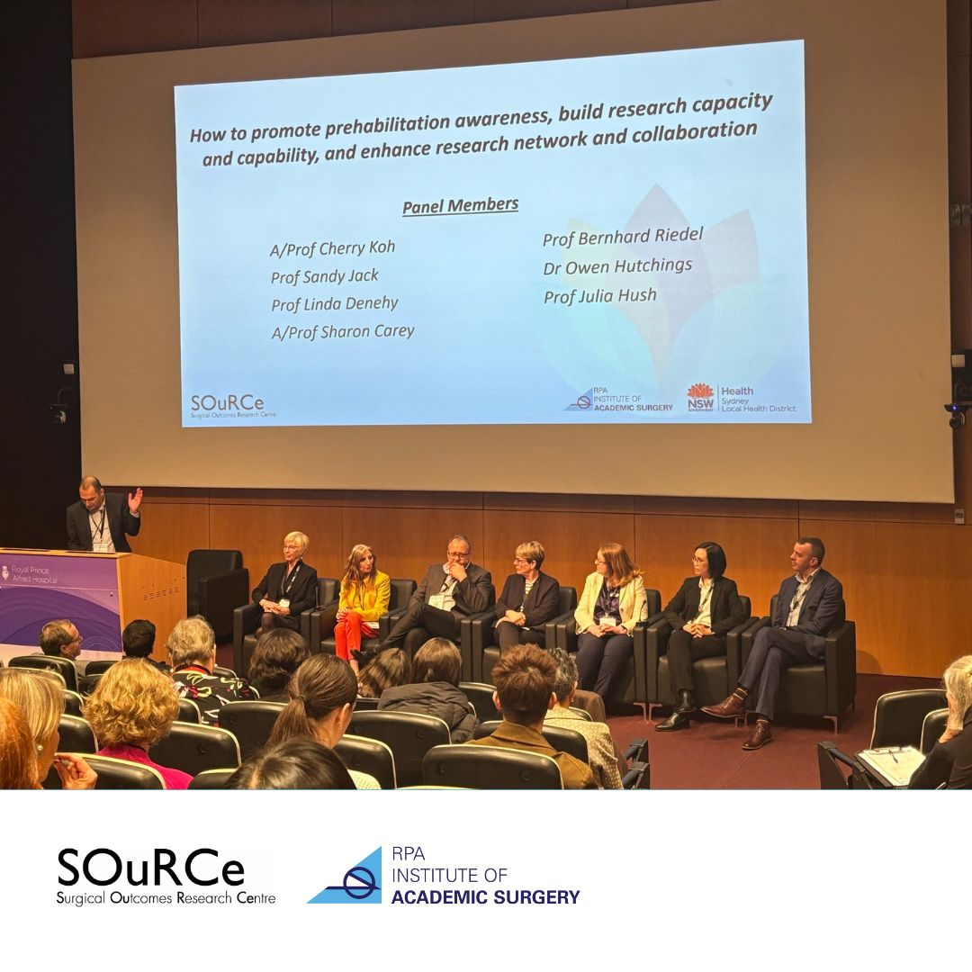 Congratulations <a href="/SOuRCe_RPA/">SOuRCe</a> on the Prehabiltation in Cancer Care Forum 2024.

It was an excellent opportunity to share insights, and discuss the latest advancements in the field. Thank you to our local and international speakers for their inspiring talks and discussion!