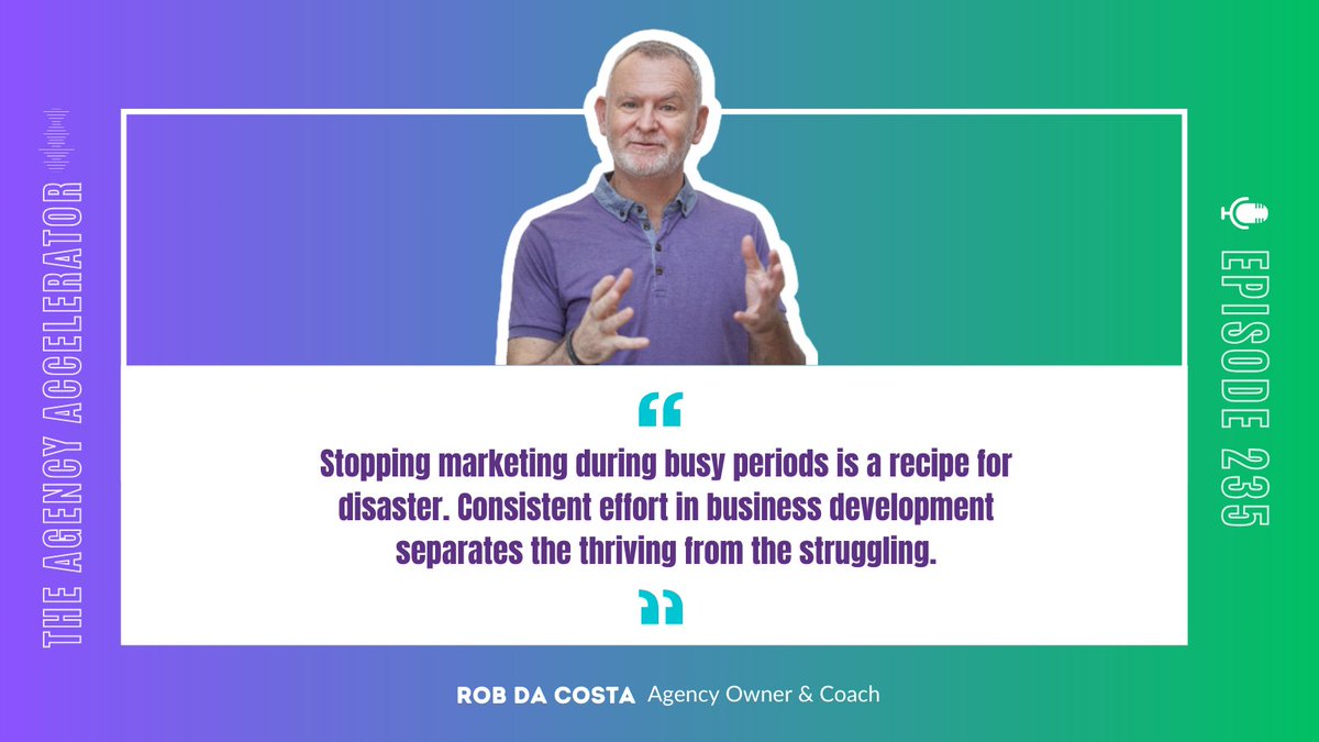 🔍 Struggling to balance client work with business development? In our latest episode, Katie Street explores the secrets to consistent growth strategies, overcoming feast-or-famine cycles, and leveraging content for lead generation.
🎙️ Dive in: [pod.fo/e/26d459]
#Agency